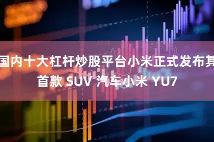 国内十大杠杆炒股平台小米正式发布其首款 SUV 汽车小米 YU7
