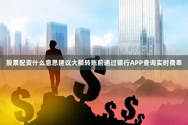 股票配资什么意思建议大额转账前通过银行APP查询实时费率